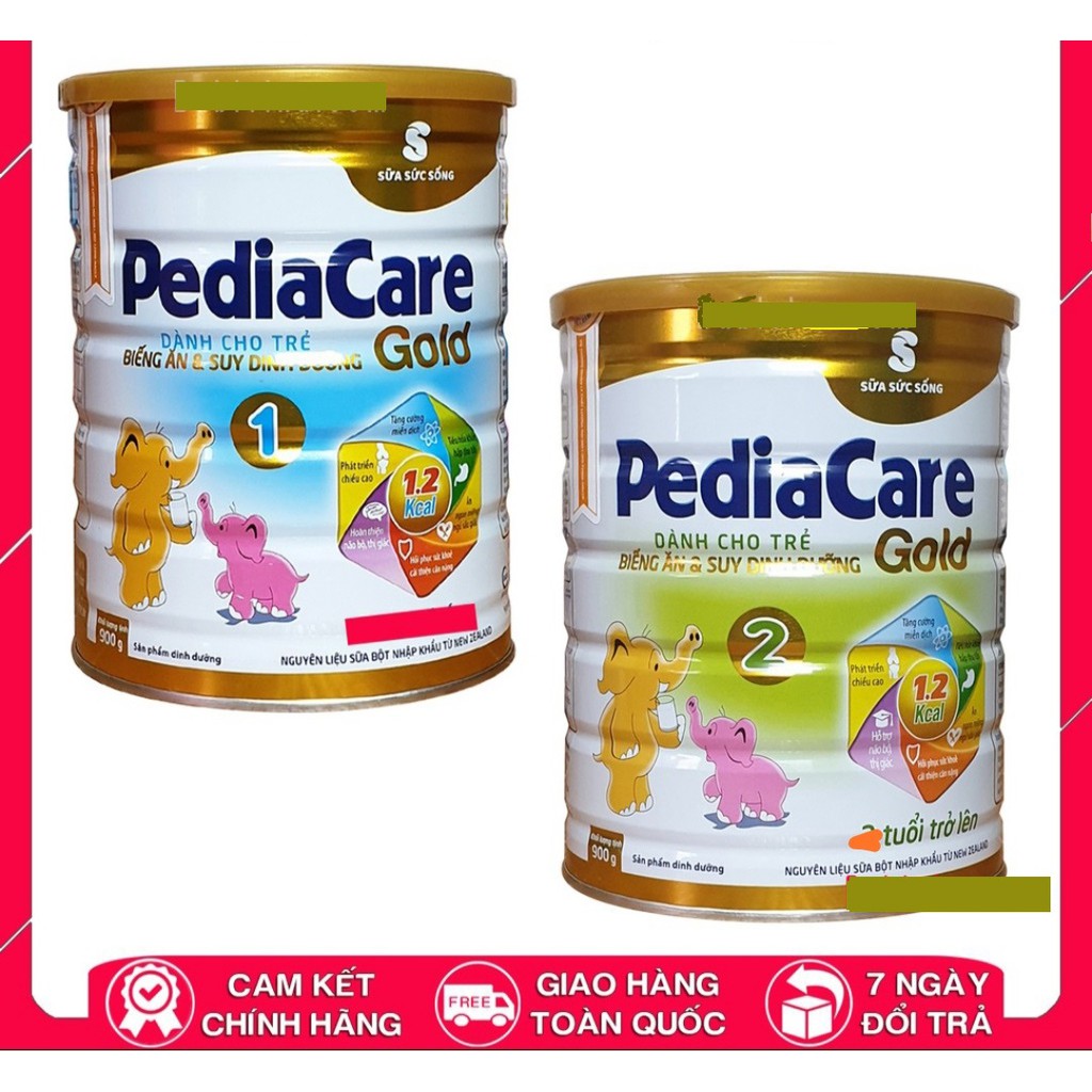 Sữa pediacare gold 1-2 lon 900g