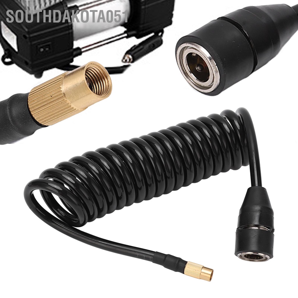 Southdakota051 Ống bơm hơi trên ô tô 9 84ft PS20 dành cho nữ đầu cắm ống mở rộng vòi phun lốp xe của Mỹ