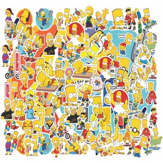 [STICKER 1K] SET 200 STICKER SIMPSON SIÊU CHẤT DÁN TRANG TRÍ ĐT LAPTOP VALI TƯỜNG TỦ KỆ MŨ BẢO HIỂM XE MÁY NOTEBOOK