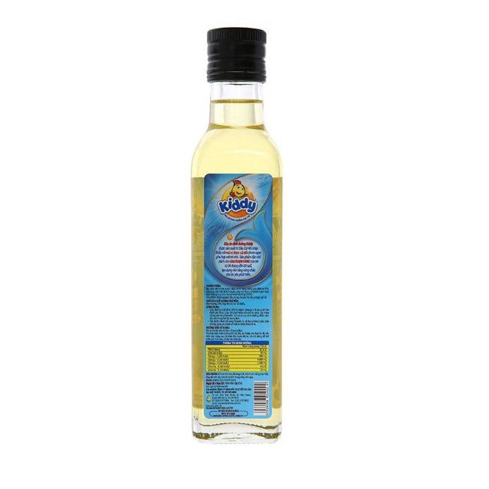 Dầu ăn dinh dưỡng Kiddy dầu ăn Cá Hồi cho bé chai 250ml