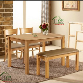 Set Bàn ăn Mostar ghế băng đẹp, giá rẻ (Freeship nt HCM, Dĩ An, Biên Hoà)