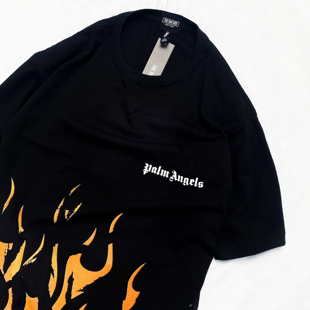 [Mã SKAMSALE07 giảm 10% TỐI ĐA 100K đơn150K] Áo thun tay lỡ Palm Angles Firestarter , áo thun nam nữ unisex , MSW Town | BigBuy360 - bigbuy360.vn