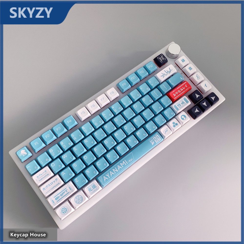 EVA00 PROTOTYPE Keycaps XDA Cấu hình EVA Ayanami Rei Anime PBT Dye Phụ Bàn phím cơ học Keycaps