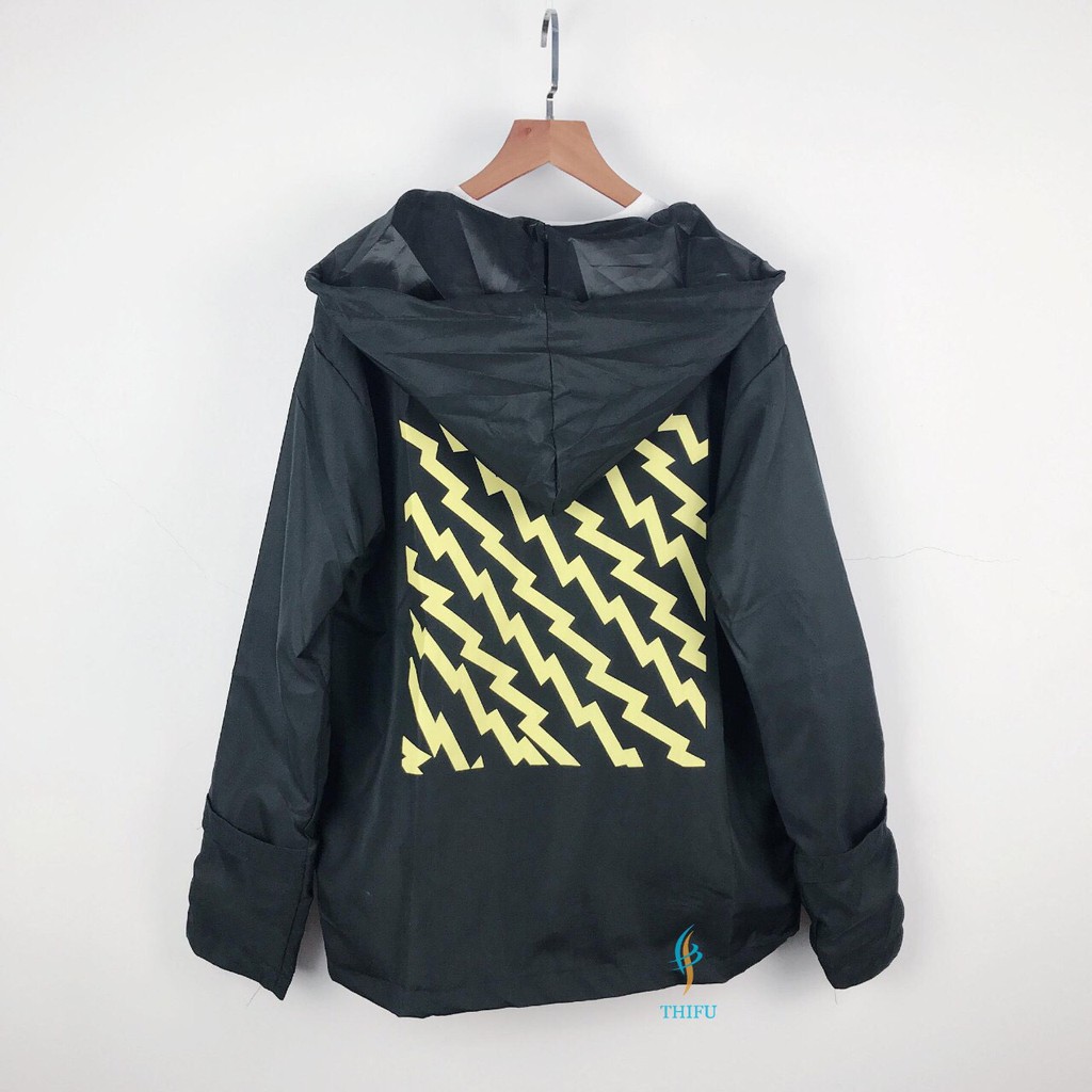 &lt;FREE SHIP&gt; ÁO KHOÁT DÙ 2 LỚP DÀY DẶN, CHẤT MÁT, Y HÌNH