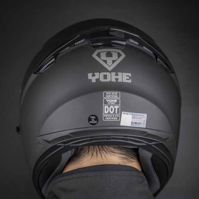 Mũ bảo hiểm YOHE 981 - 967 Plus bán sỉ, Fullface 2 kính form thể thao chính hãng, nón bảo hiểm xe motor