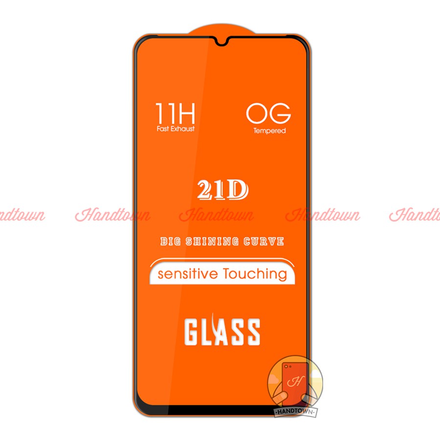 Kính Cường lực 21D Realme Q2i Full Màn Đen Full Keo Bảo Vệ Màn Hình Chống Trầy Xước Chống Va Đập Handtown SIÊU BỀN