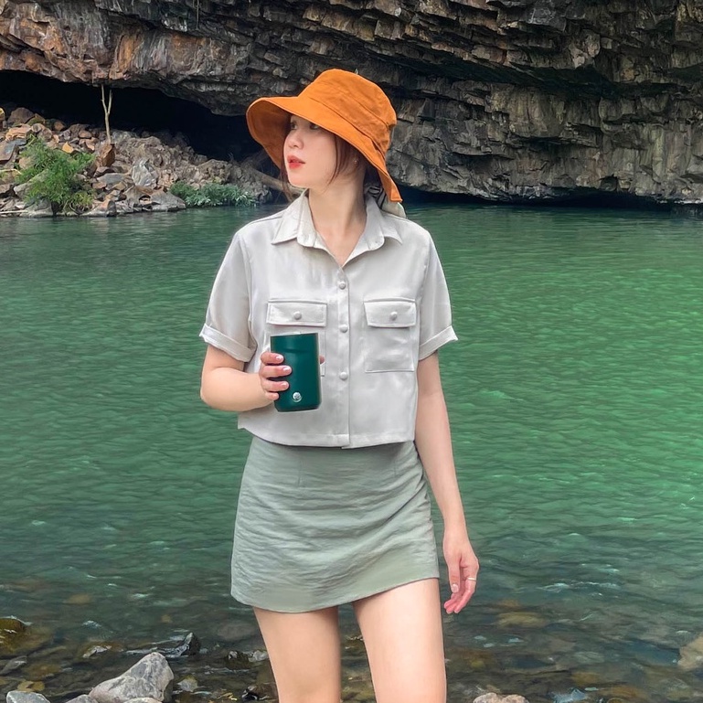 Chân váy rêu Fabric Holic