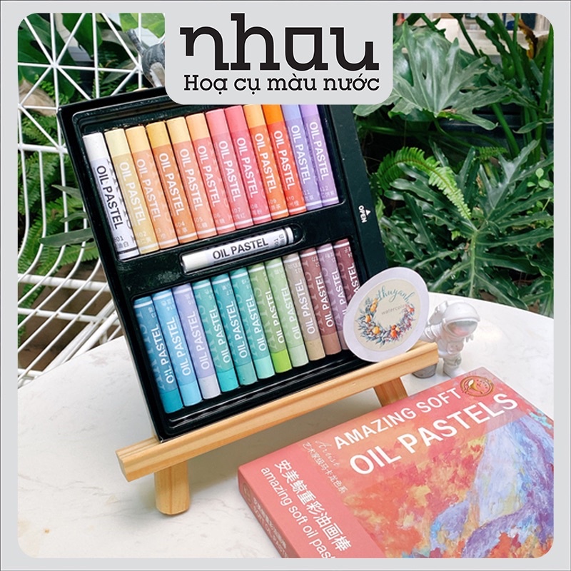 Sáp dầu Cá Voi vẽ tranh nổi 12/24/36/48 màu