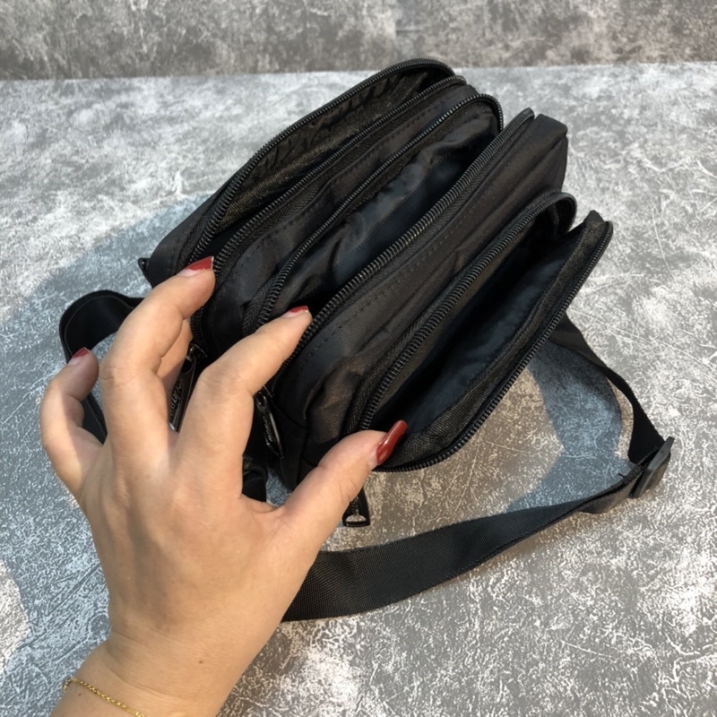 ` Túi đeo chéo dù đựng điện thoại có 6 ngăn kéo khóa siêu bền WINDY.COM