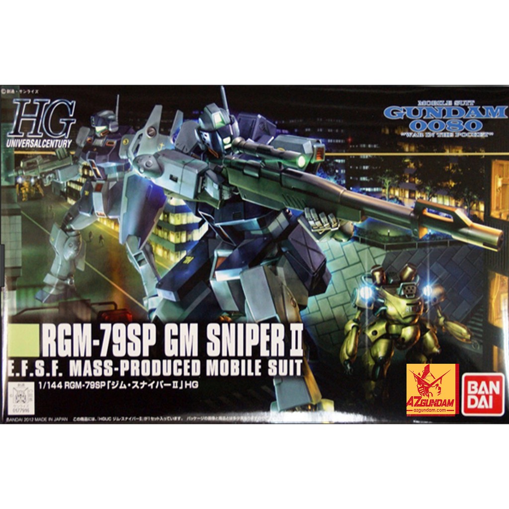 Mô Hình Gundam HGUC 146 GM Sniper II RGM 79SP Series HG UC Tỉ Lệ 1/144 Đồ chơi lắp ráp