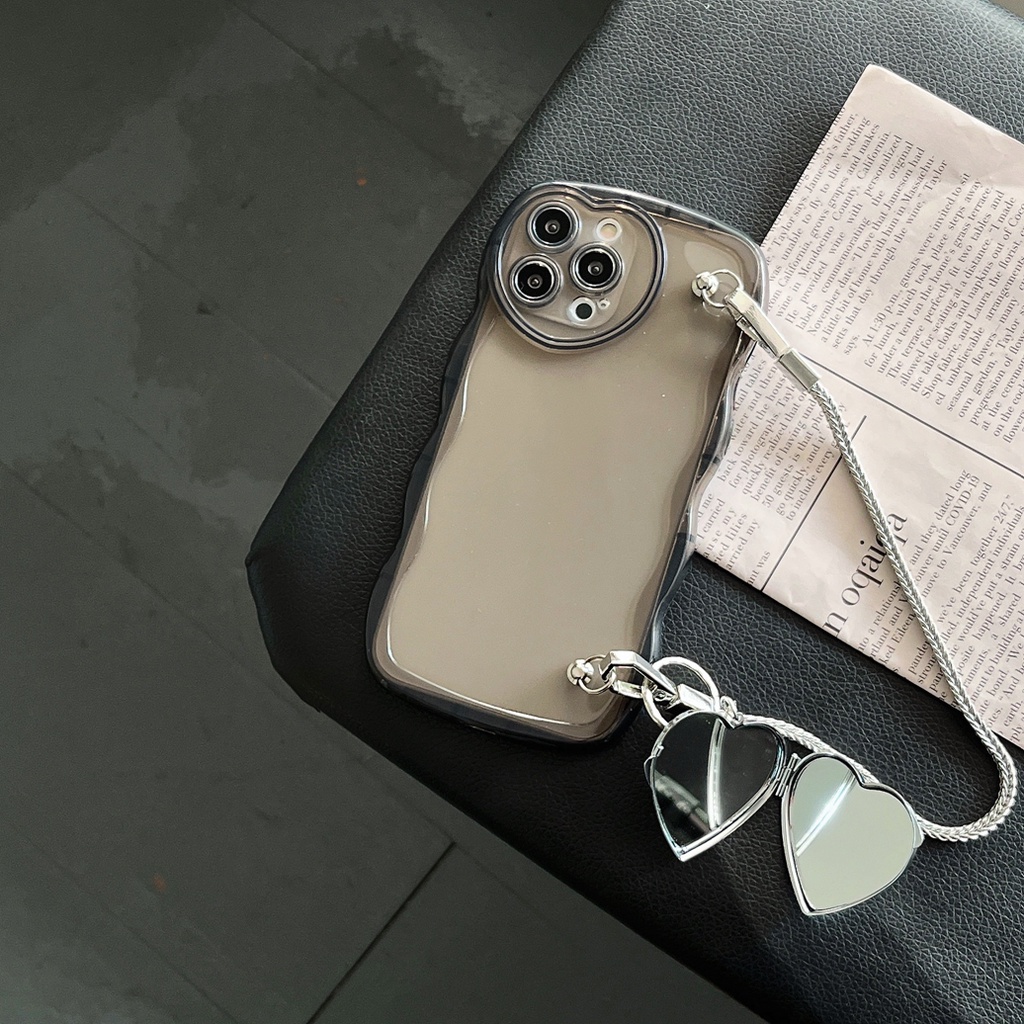 Ốp Điện Thoại Mềm Trong Suốt Có Gương Soi Cho Iphone14proamx 14plus 12 pro max 11 pro max xs max xr x 13proamx plus