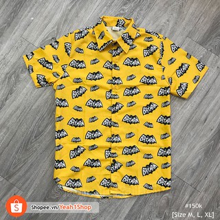[Yeah1Shop]- Áo sơ mi hoạt hình Batman (M, L,XL) (SMHH)