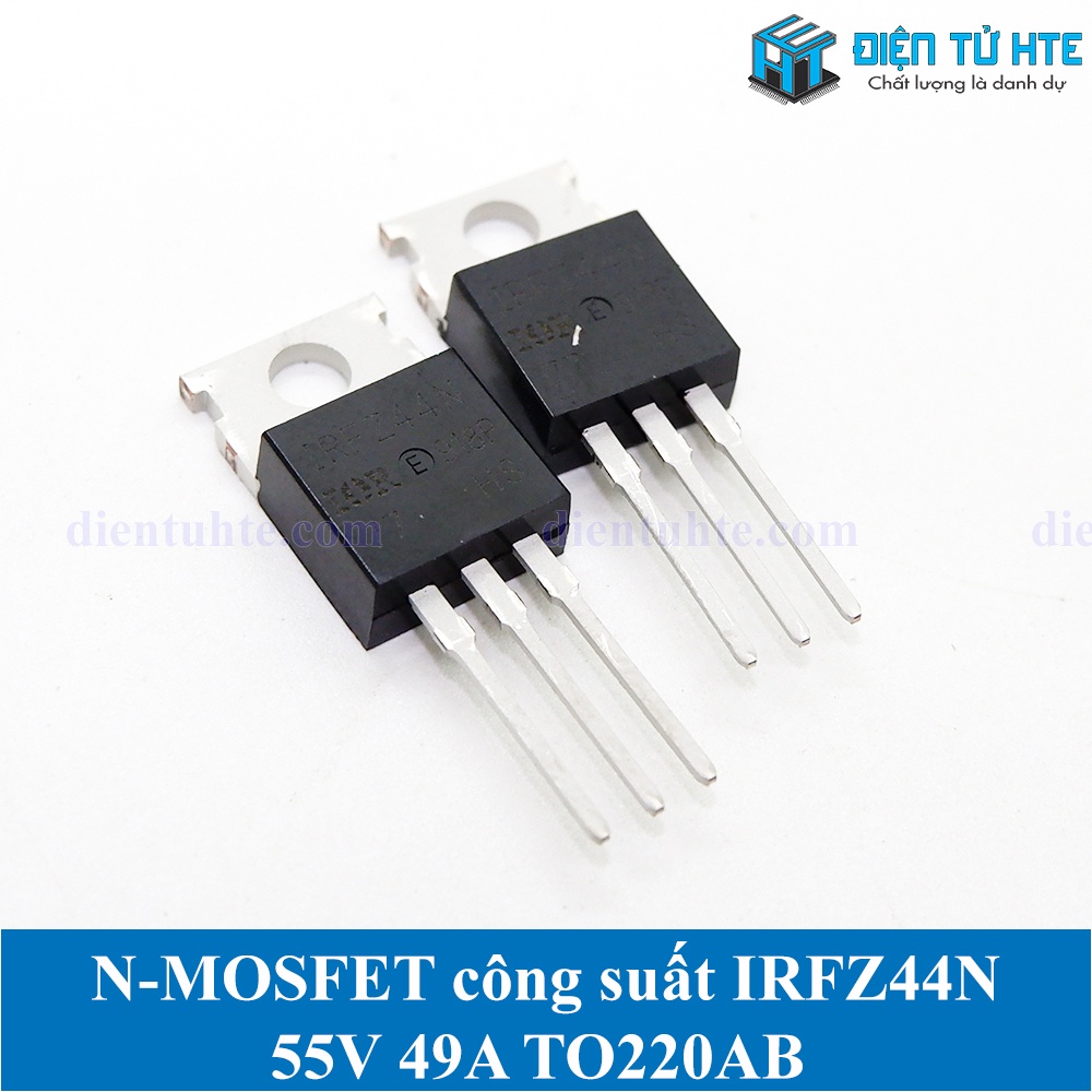 MOSFET kênh N IRFZ44N IRFZ44 49A 55V TO-220 (1 con)