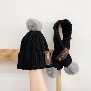 set mũ len kèm khăn quàng cổ cho bé