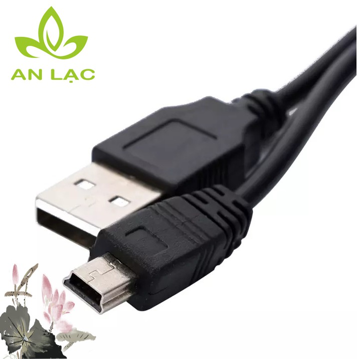 Dây cáp sạc đầu USB mini type A dài  0.5 m chuyên cho đài niệm Phật , máy nghe nhạc mp3 , lõi đồng không oxy