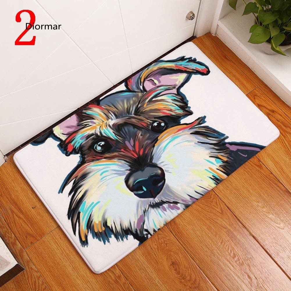 Thảm chùi chân chống trượt hình thú cưng đáng yêu