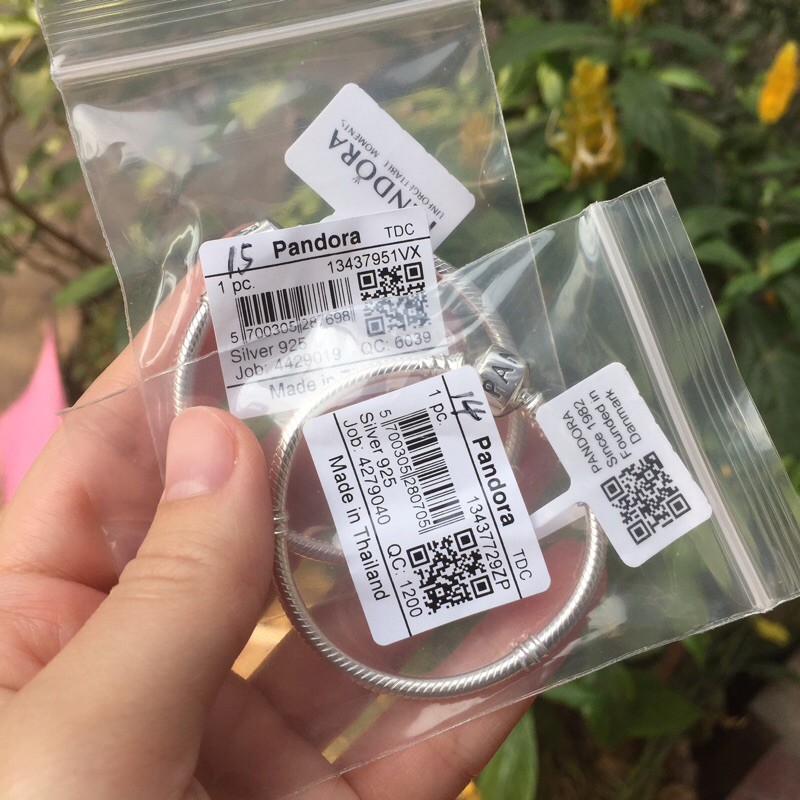 Vòng tay cơ bản chốt trụ bạc 925