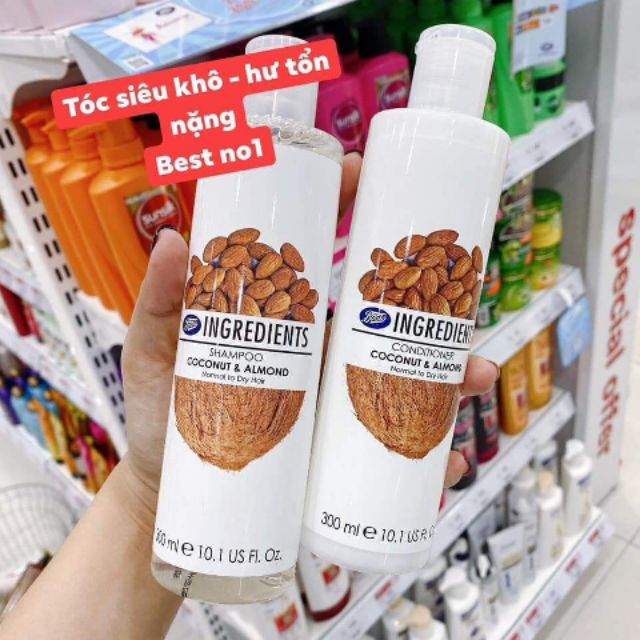Dầu gội xả Boots Ingredients Thái Lan
