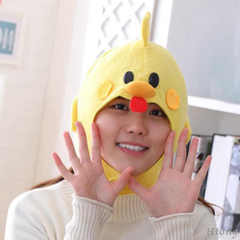 Mũ Trùm Đầu Hóa Trang Chú Gà Bằng Vải Cotton Ấm Áp Trang Trí Giáng Sinh