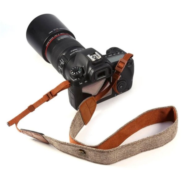 Dây đeo máy ảnh Canon Sony Nikon Fujifilm Màu Sắc Đa Dạng Vải Canvas Cao Cấp Handtrap