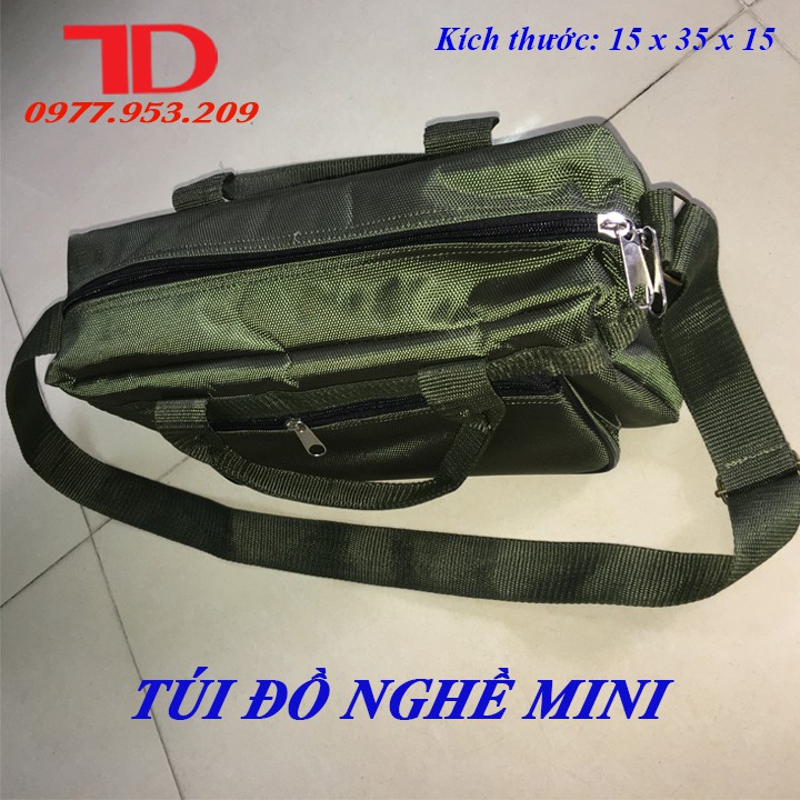 TÚI ĐỰNG ĐỒ NGHỀ MINI XANH RÊU