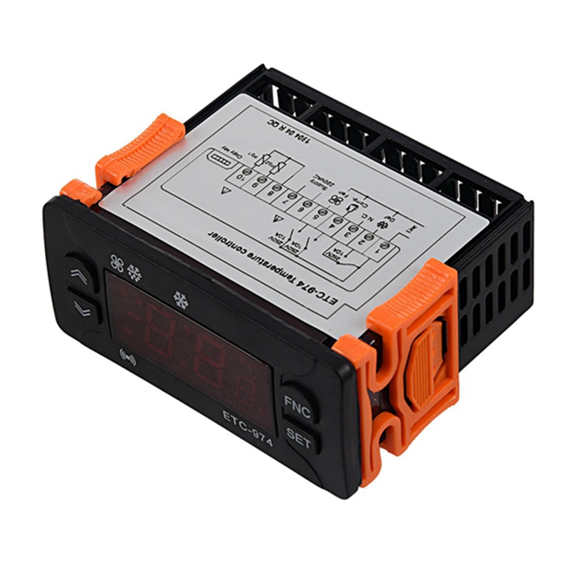 Bộ Điều Khiển Nhiệt Độ Mini Vv-974 NTC Cảm Biến Kép Cho Tủ Lạnh