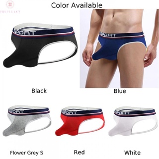 Underwear Backless G-String Machine Washable Men Panties Thong Underpants