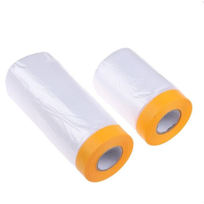 Cuộn nilon phủ đồ đạc che bụi, che sơn khi sơn phủ gầm bảo vệ chi tiết kích thước 55CMx25M vs 110CMx25M Nhật Bản Mart