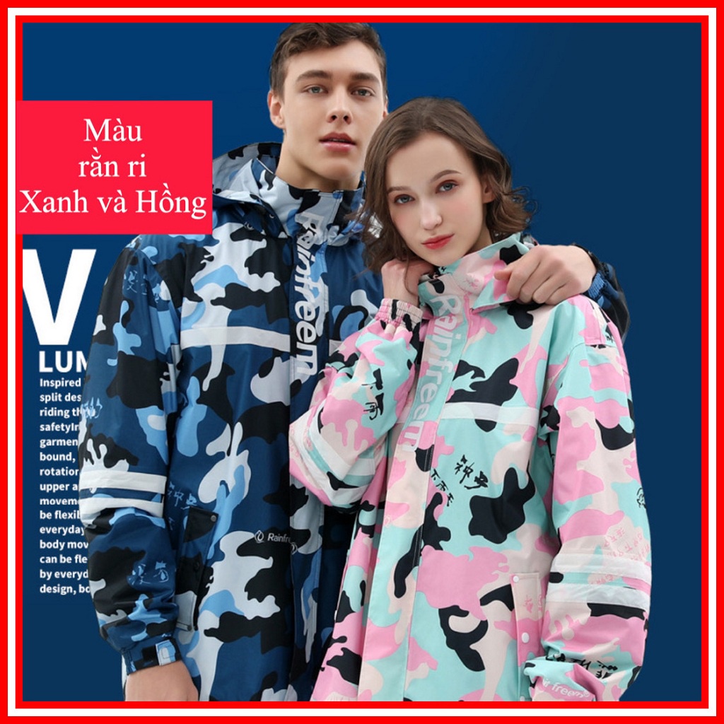 Bộ Quần Áo Mưa Cao Cấp, Cỡ Đại 4XL, 5XL CHO NAM NỮ, Chống Thấm Nước TUYỆT ĐỐI