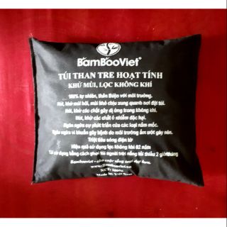 TÚI THAN TRE HOẠT TÍNH KHỬ MÙI LỌC KHÔNG KHÍ BAMBOOVIET 1KG