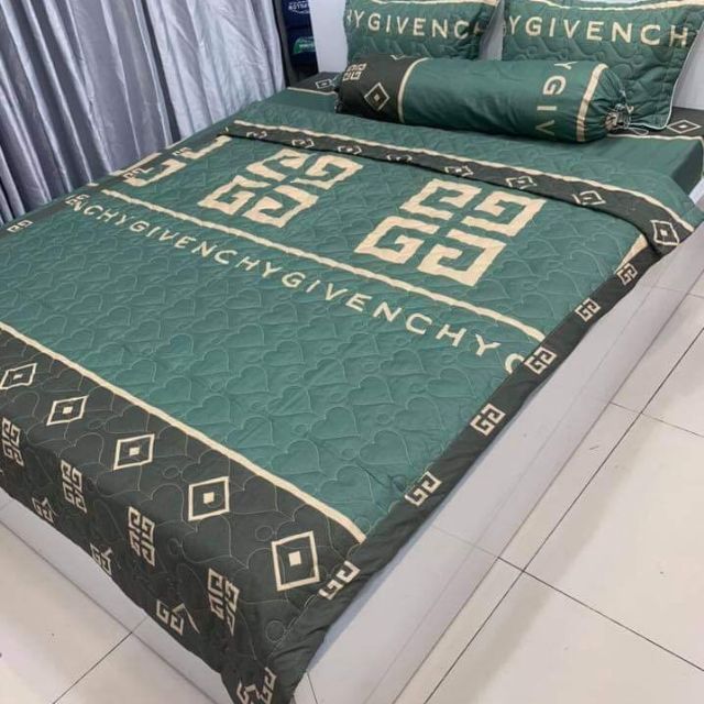 Sét hè chăn ga gối poly 5 món