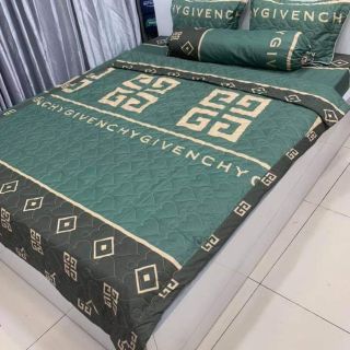 Sét hè chăn ga gối poly 5 món