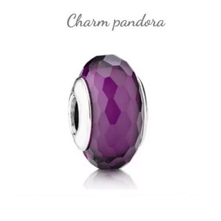( HÀNG CAO CẤP ) CHARM BẠC S925 THUẦN KHIẾT THUỶ TINH MÀU TÍM