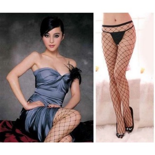 Quần tất lưới ô to