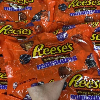 Socola Bơ Đậu Phộng Reese's Miniature Cups gói 311g
