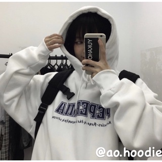 Áo hoodie pepermia trắng