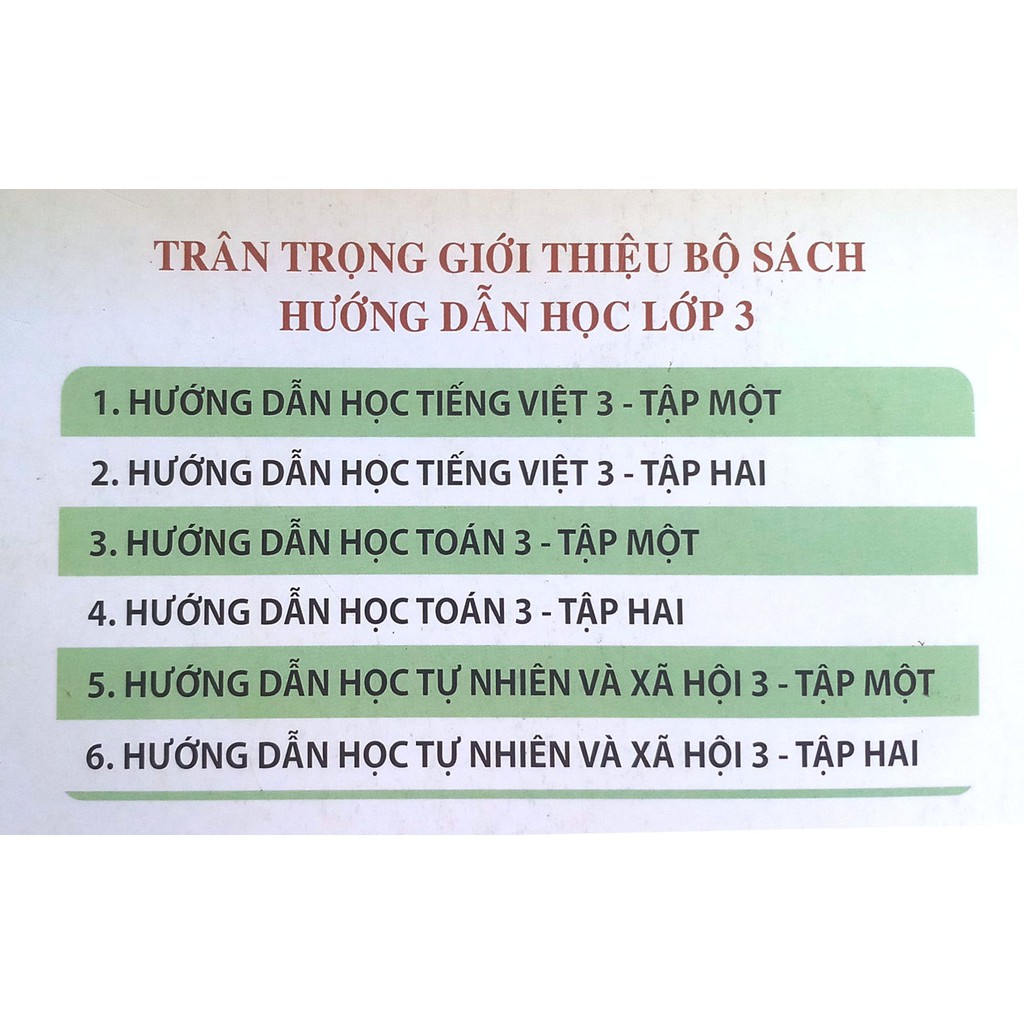 Bộ sách giáo khoa VNEN lớp 3