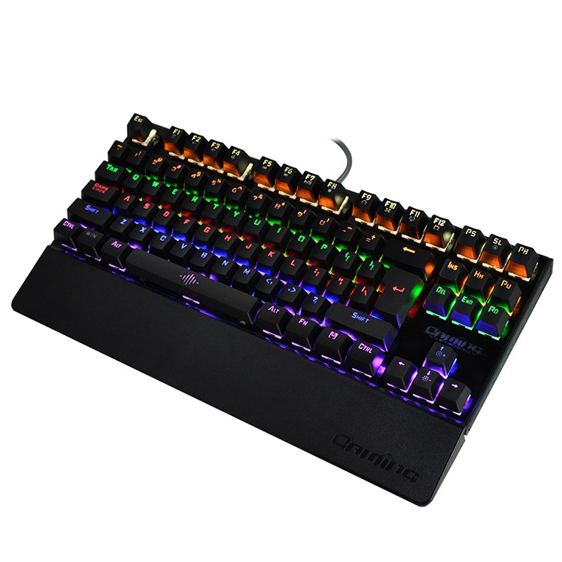 Bàn Phím Cơ Game Thủ K28 Có Đèn LED- tặng kèm kê tay -Xgamingstore - dc3324