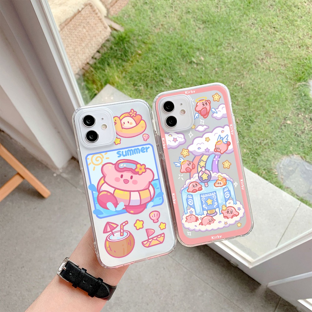 Ốp Điện Thoại Tpu Mềm Chống Sốc In Hình Kirby Cho iPhone 11 12 13 pro max XS X XR XSMax 7 8 6 6s plus 5 4 SE 2020