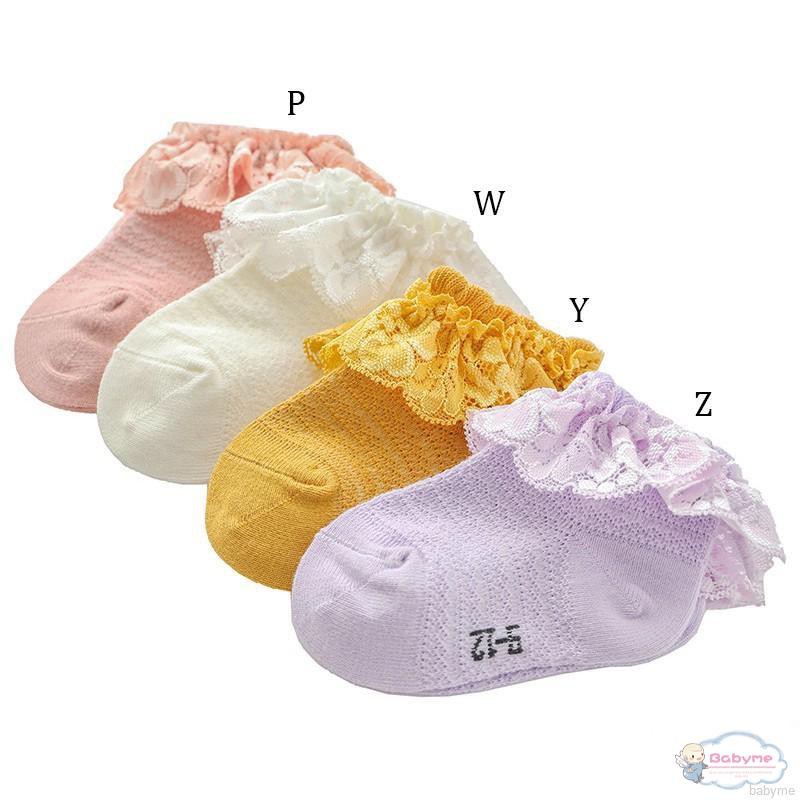 Vớ cotton phối ren đáng yêu thích hợp cho bé gái