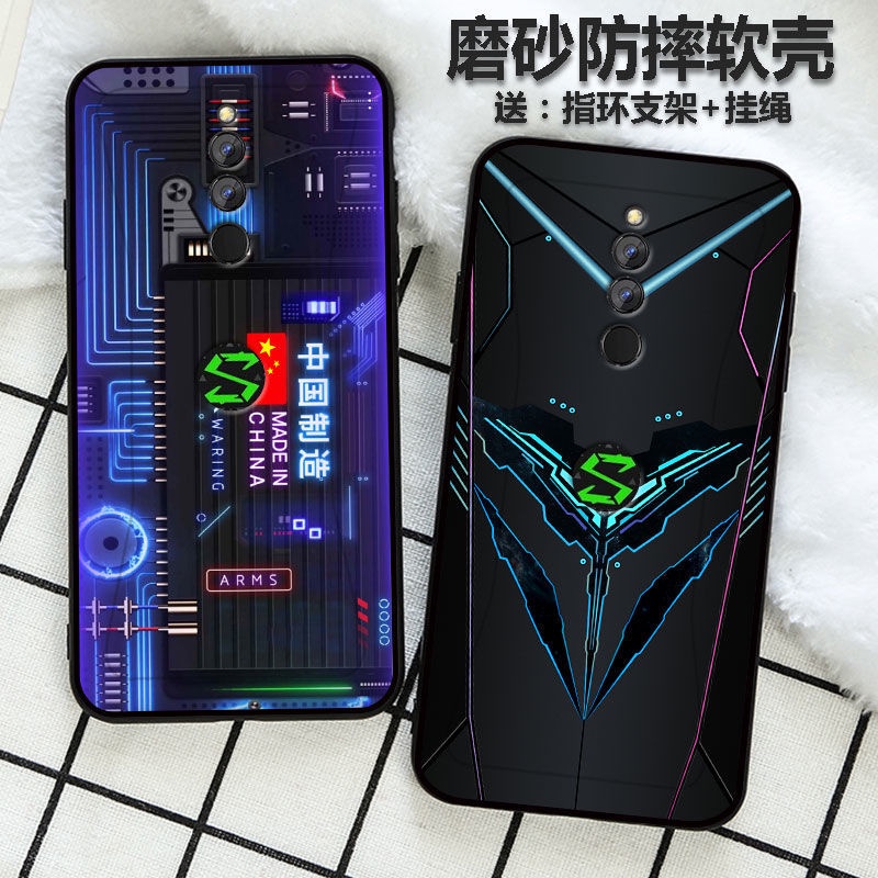 Ốp Điện Thoại Mềm Chống Rơi Hình Cá Mập Thế Hệ Thứ Hai Cho millet black shark helo
