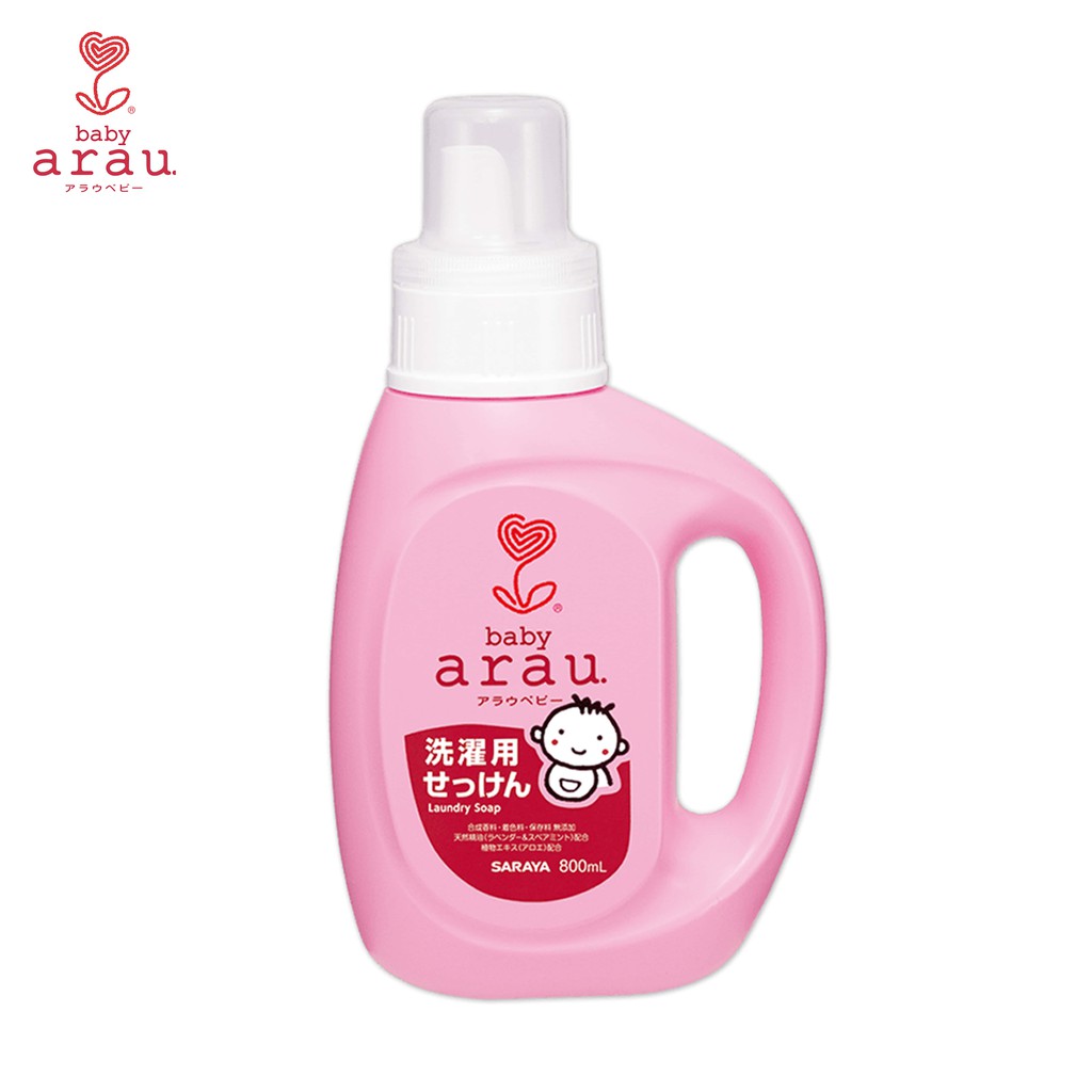 Nước giặt đồ trẻ em Arau Baby dạng bình 800ml