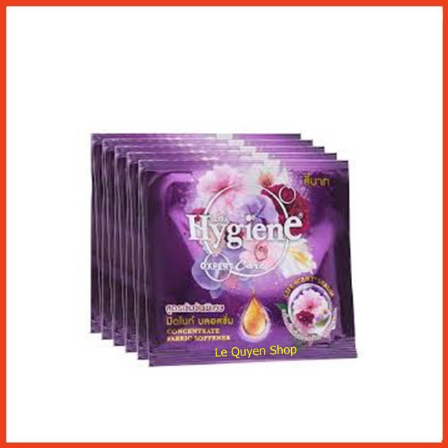 Nước xả vải Hygiene Thái Lan-Siêu thơm dây 12 gói