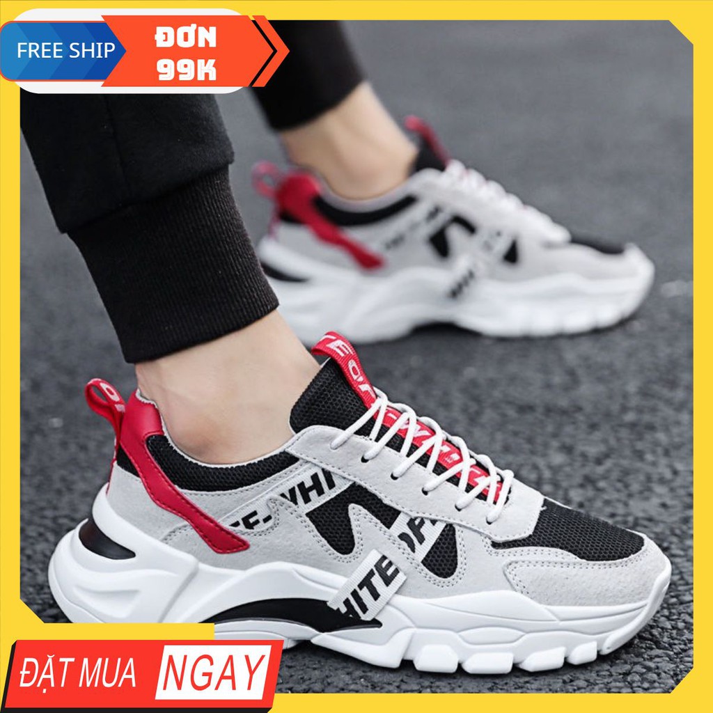 [ FREE SHIP TỪ 50K ] [VIDEO + ẢNH THẬT] Giày nam cá tính - OEF WHITEFE siêu đẹp
