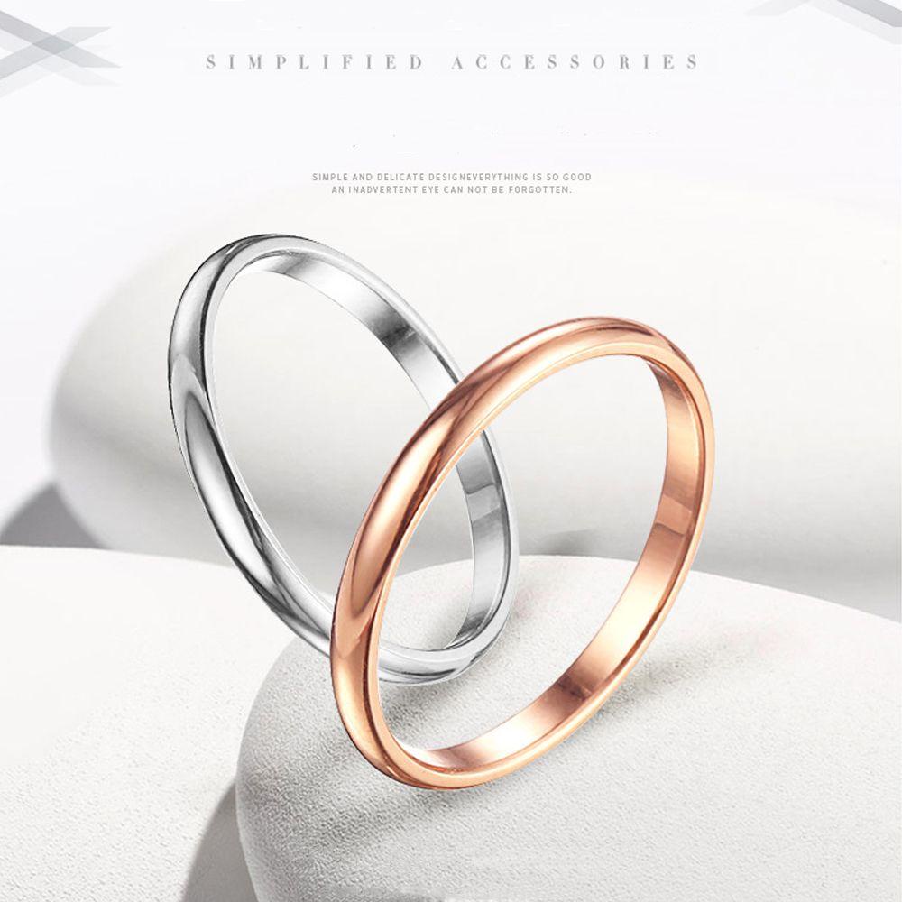 Nhẫn Đeo Khớp Ngón Tay Mỏng 2MM Thời Trang Kích Thước 3-10