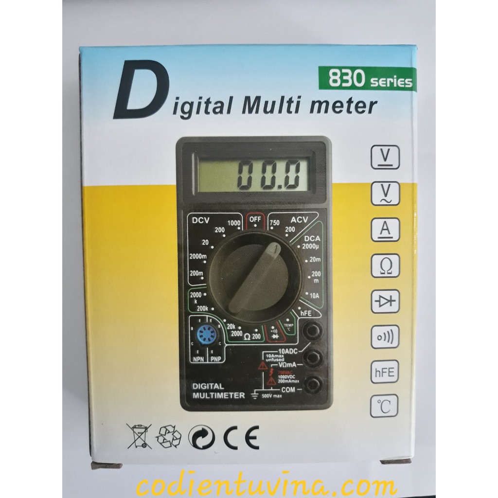Đồng hồ đo vạn năng DT-830B