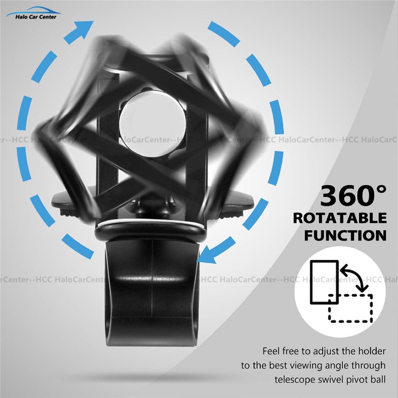 Giá đỡ điện thoại xoay 360 độ chuyên dụng cho xe hơi