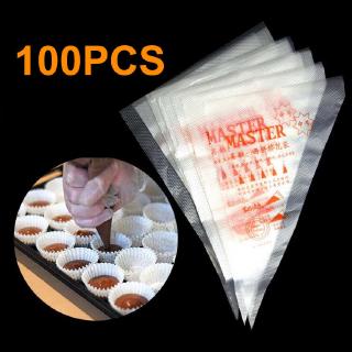 Set 100 Túi Bắt Bông Kem Trang Trí Bánh