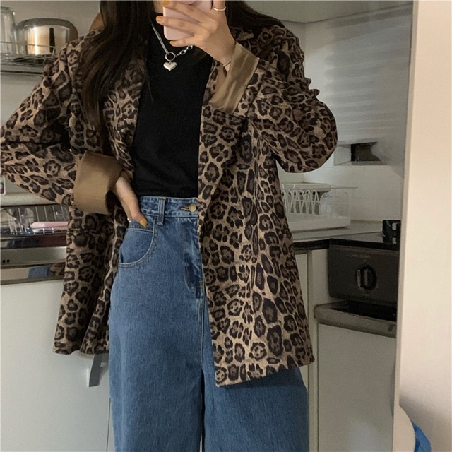 [VC-01] Áo khoác vest da beo (ẢNH + VIDEO SHOP TỰ QUAY) | BigBuy360 - bigbuy360.vn