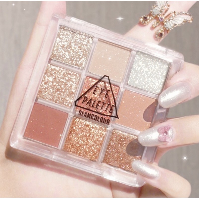 Bảng phấn mắt Glamcolour 9 ô | BigBuy360 - bigbuy360.vn